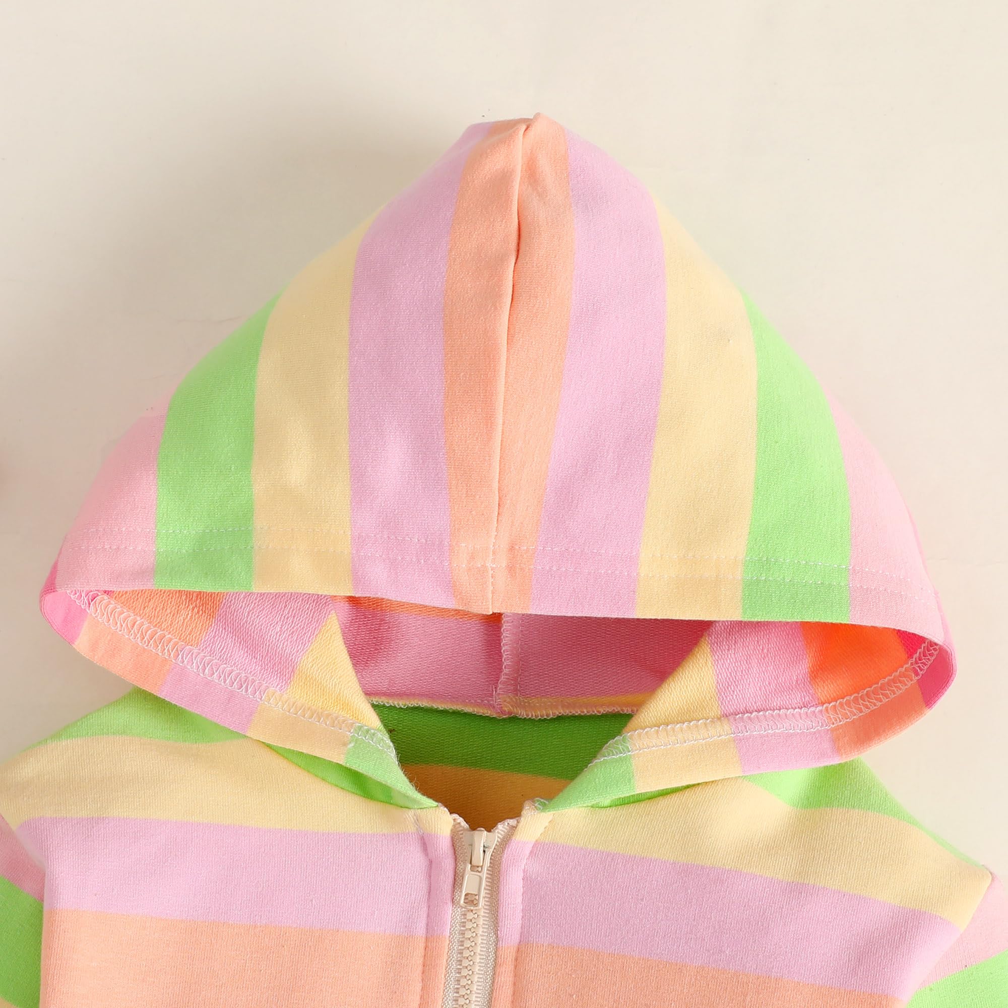 Little Hand Girls and Toddlers' Pullover Hoodies Sweatshirt Kids Cotton Zip-up Hooded Jacket for 2-7T - Image 3
