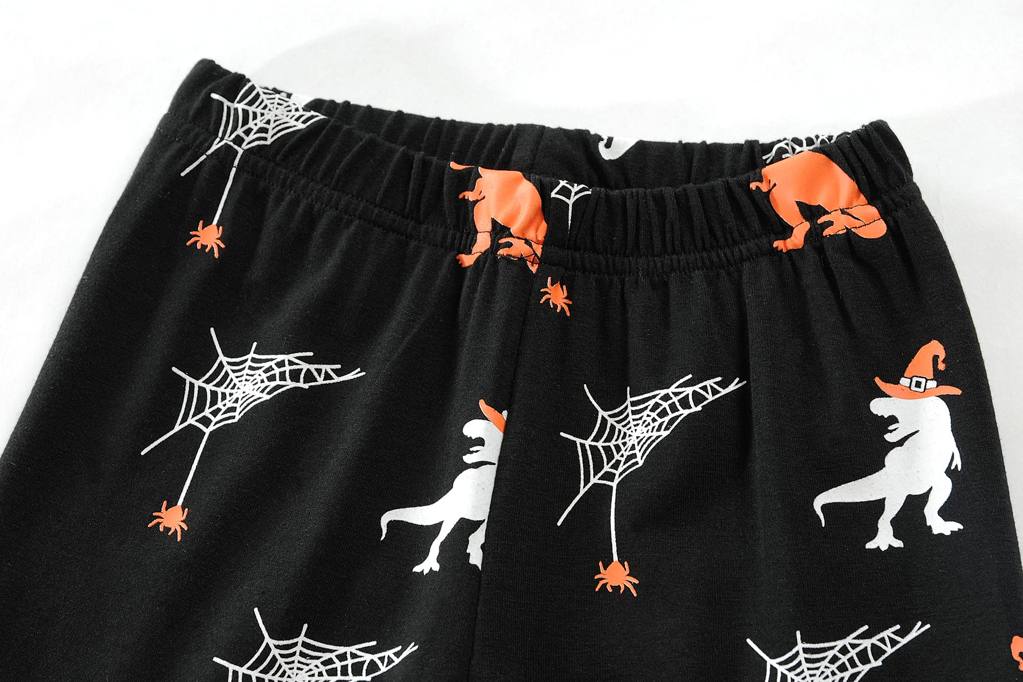Little Hand Toddler Pajamas Boys Glow in The Dark Skeleton Candy Pjs Dinosaur Sleepwear Kids Halloween Clothes 2-10 Years - Image 6